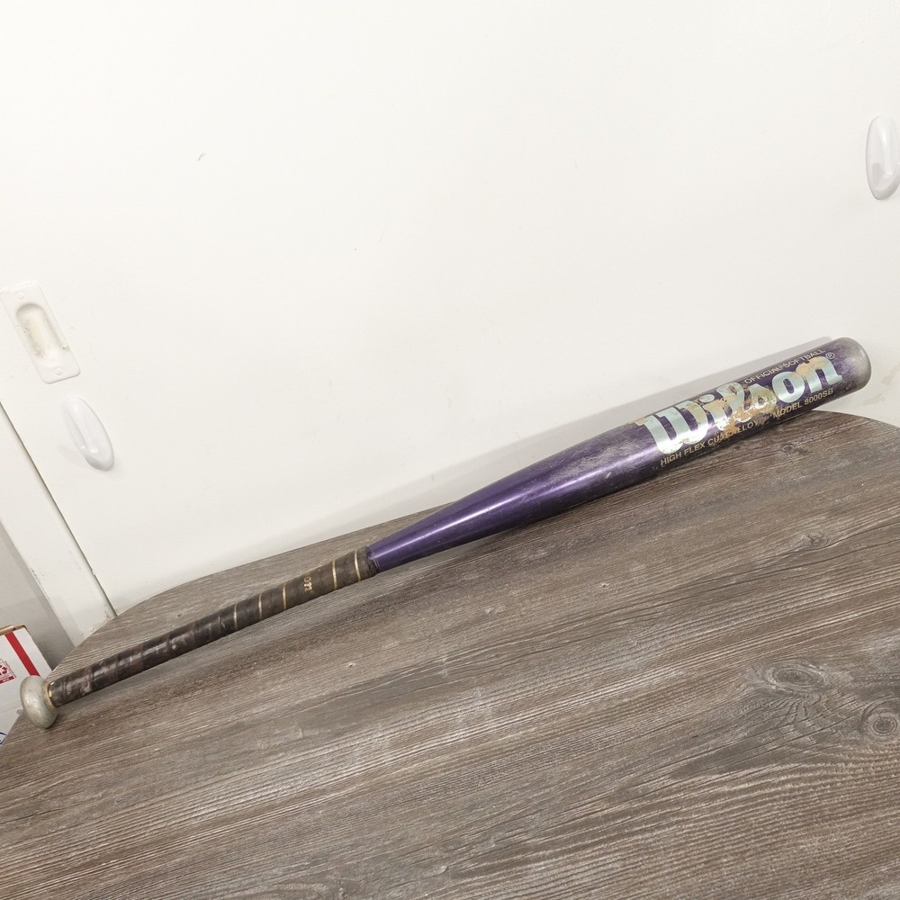 Wilson Optima Gold Softball Bat Adult 34in Purple Fair High Flex Alloy 8000SB